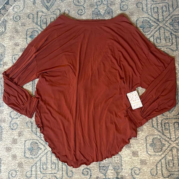 BNWT Free People Cowboy Long Sleeved Blouse - Picture 1 of 7